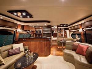 Bayliner boat interior